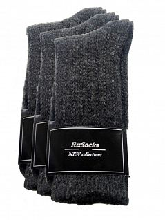 Комплект из 3 пар шерстяных мужских носков "RuSocks" М-555 распродажа